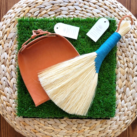 Sunhouse Craft Other - NWT Handmade Artisan Appalachian style hand broom and leather dustpan